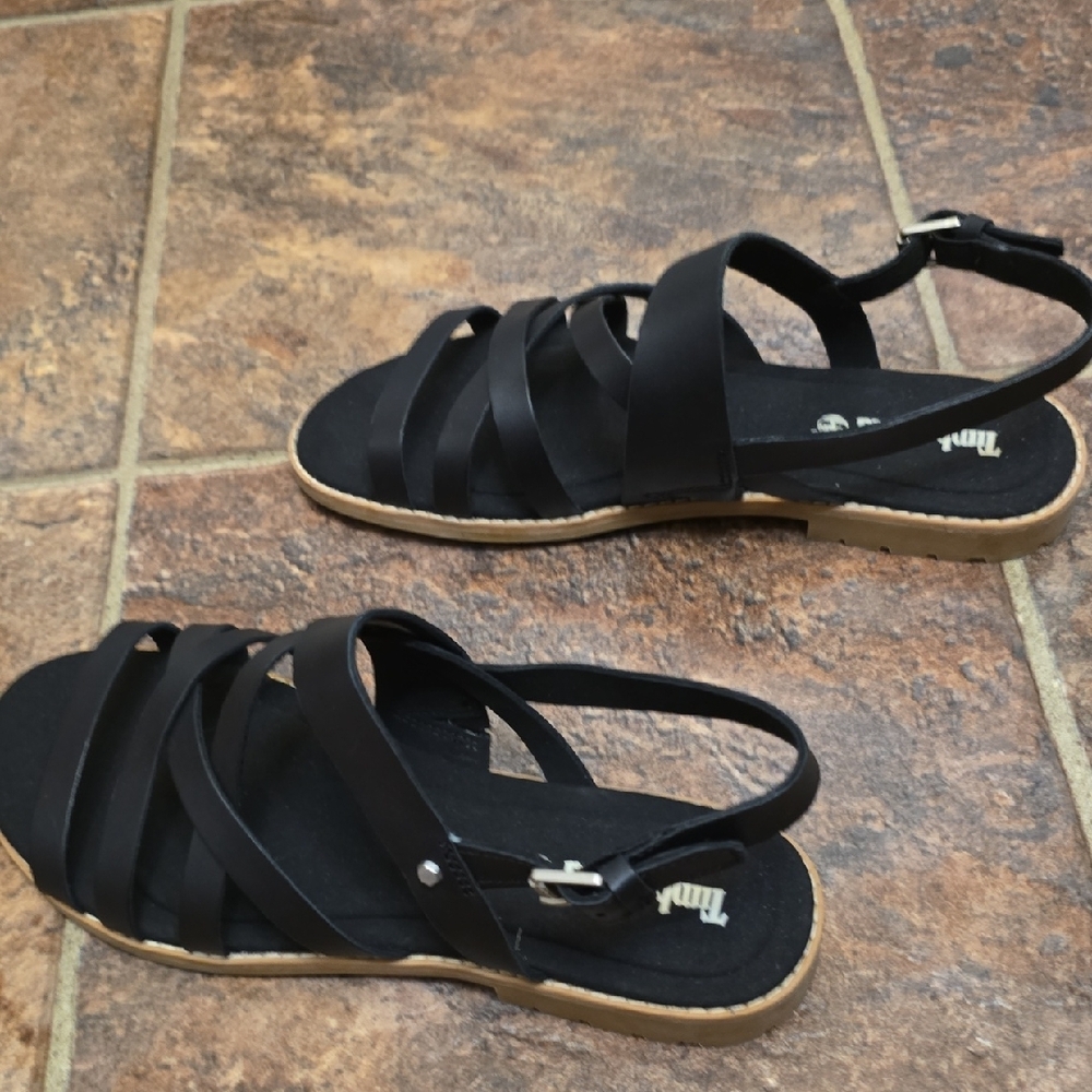 Timberland Black Strappy Sandals - Picture 6 of 8